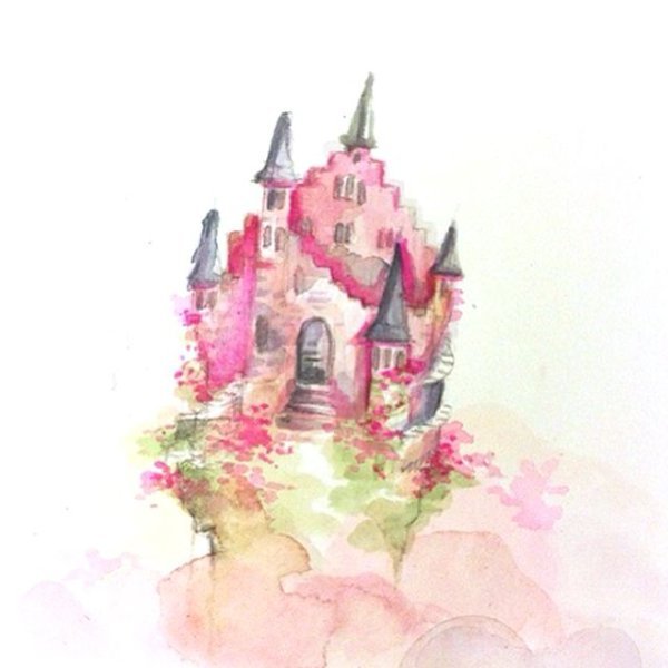 Акварельный замок принцессы