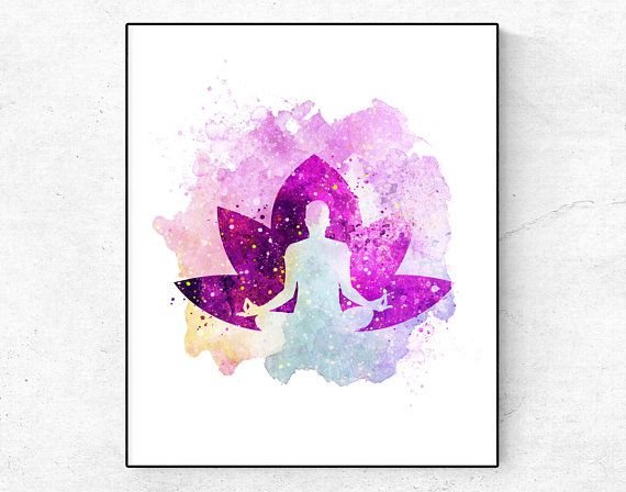 Медитация акварель