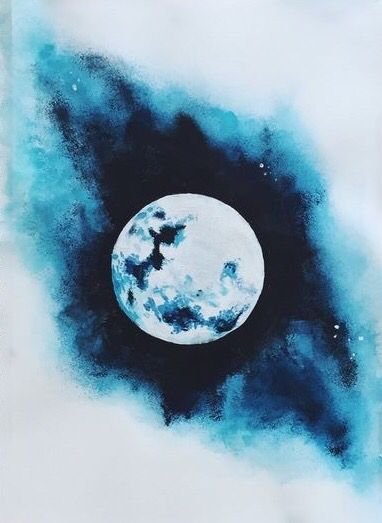 Акварельная Луна
