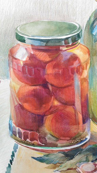 Консервирование акварель