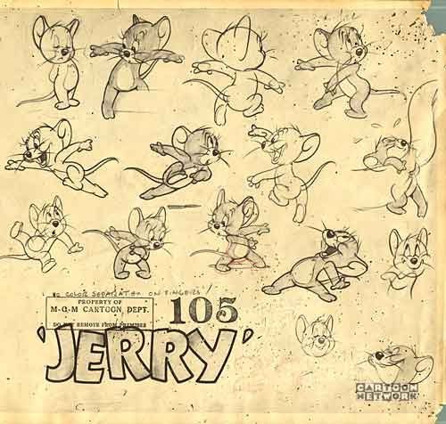 Том и Джерри model Sheet