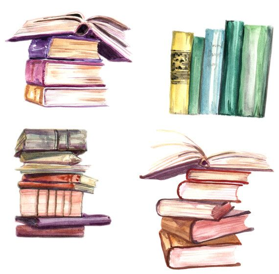 Акварель книга фон презентации