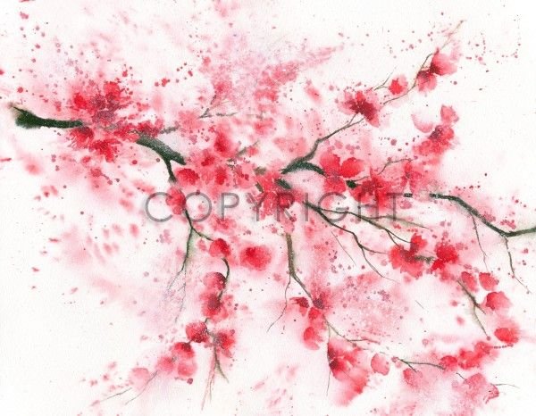 Живопись розовое дерево