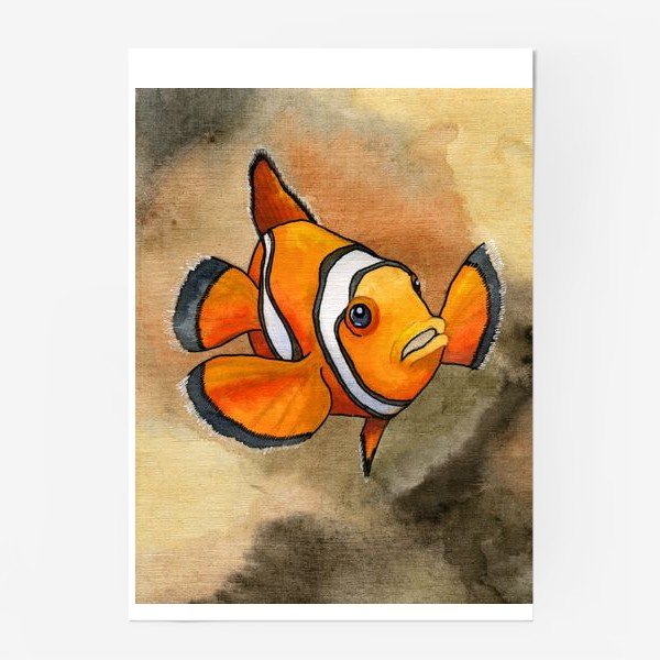 Рыба клоун арт