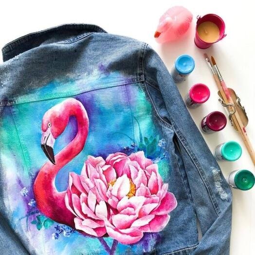 Роспись джинсовки