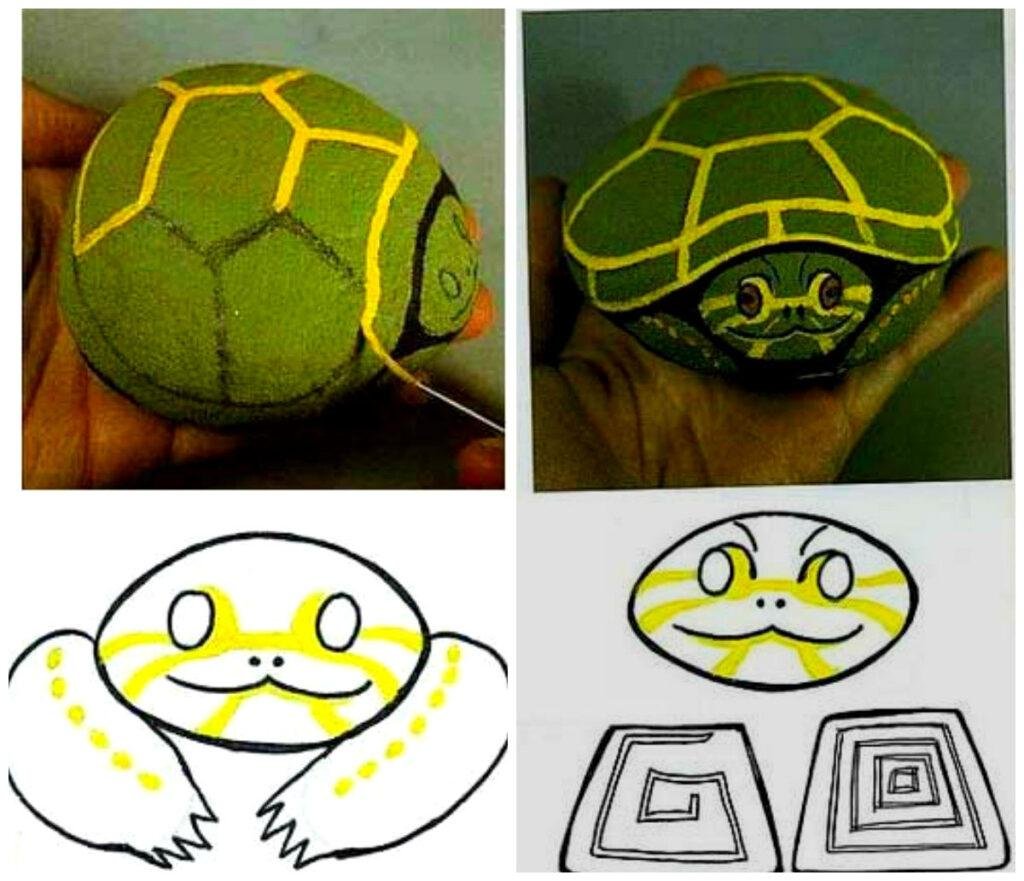Рисуем на Камне черепаху