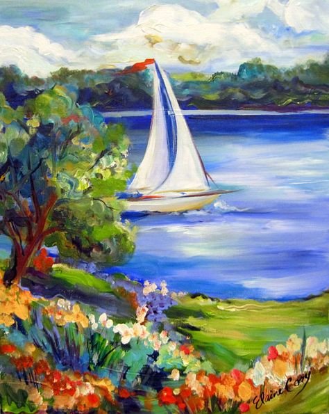 Правополушарное рисование корабли