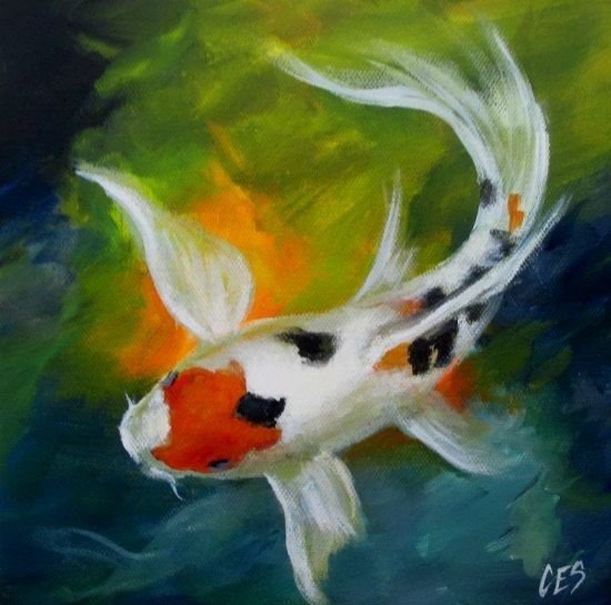 Дмитрий Спирос художник карпы кои