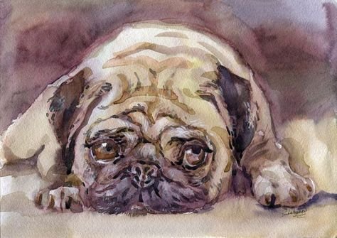 Нарисовать МОПСА акрилом