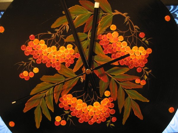 Рябина акрилом