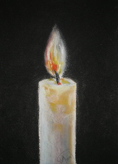 Свечка живопись