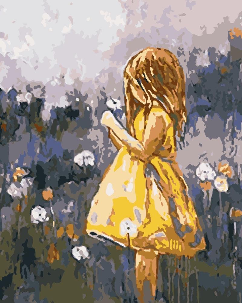 Девочка в живописи масло
