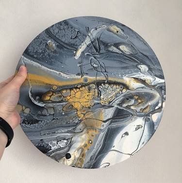 Флюид арт на фанеру