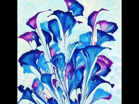 Рисование нитями акрил