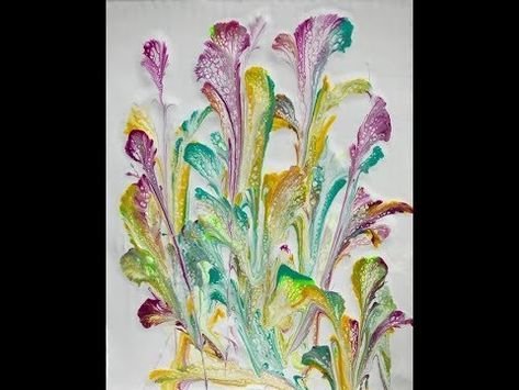 Рисование нитями акрил