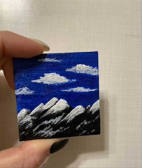 Картина акрилом на магните