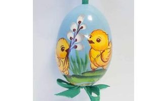 Роспись пасхальных яиц гуашью