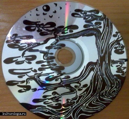 Панно на диске