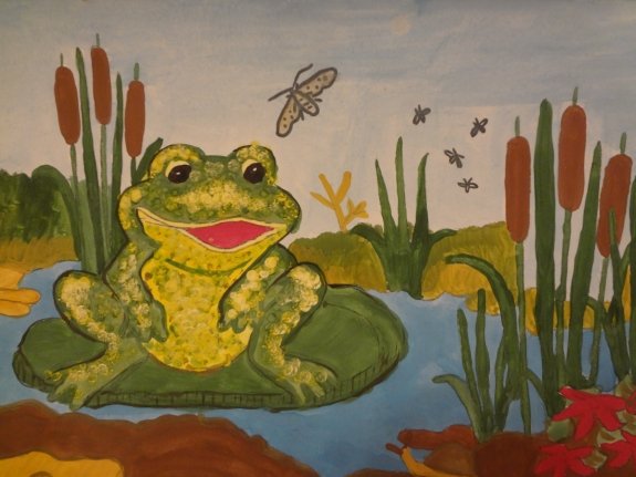 Рисование Царевна лягушка в подготовительной группе