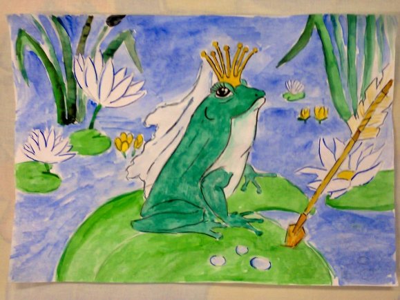 Рисование в подготовительной группе на тему Царевна лягушка