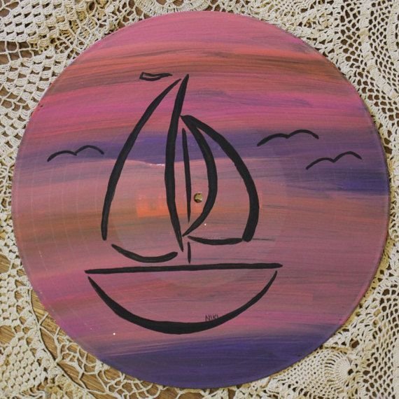 Рисуем на пластинках