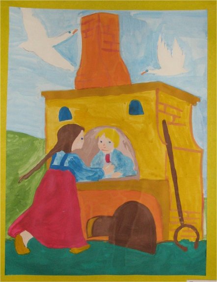 Сказки в красках гуси лебеди