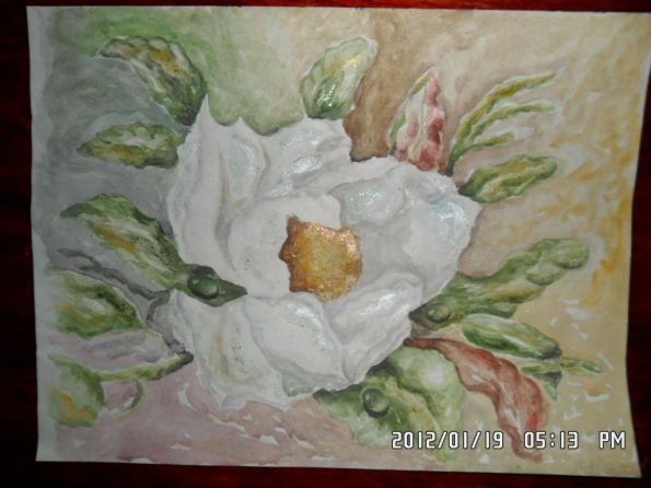 Перламутровая акварель