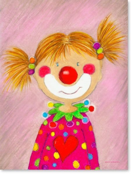 Плачущий клоун рисунок