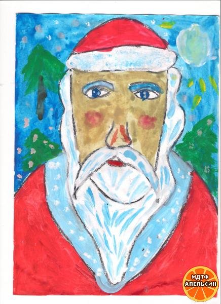 Рисование Деда Мороза