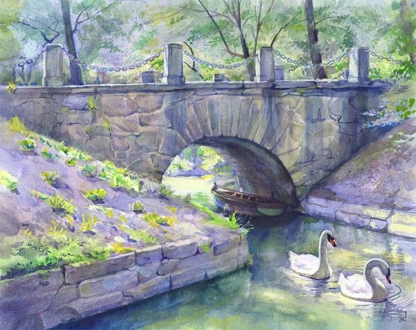 Парк Царицыно пейзаж пленер