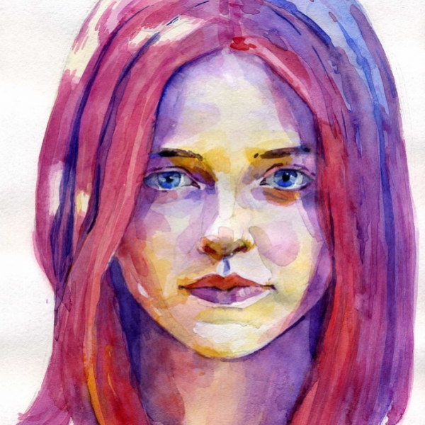 Рисунки акварелью