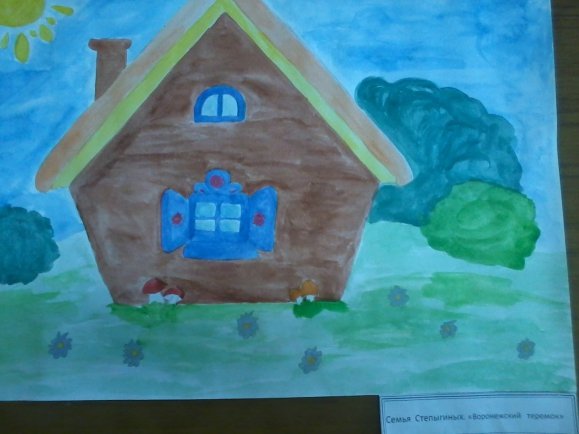 Теремок рисование красками