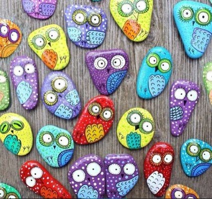 Рисование на камнях морская тематика