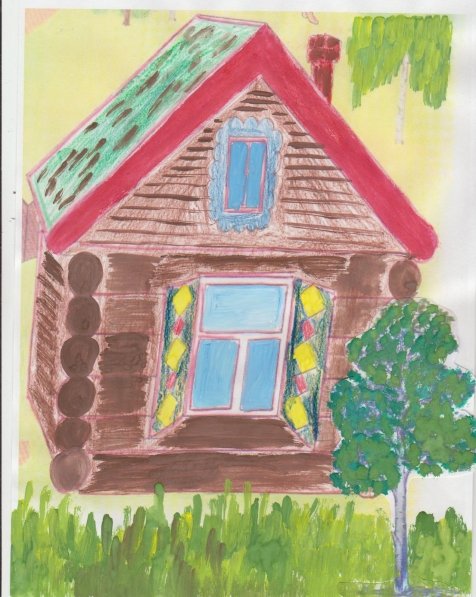 Деревянный дом изо