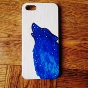 Чехол раскрашенный краской