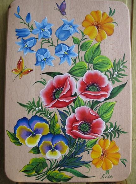 Мак Тагильская роспись