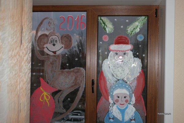 Рисунок на окне гуашью заяц (50 фото)