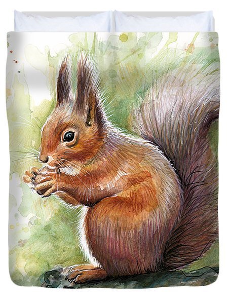 Животные гуашью белка