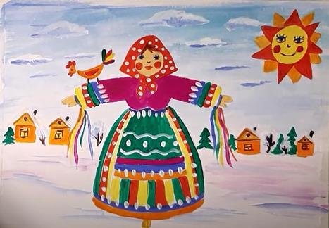 Иллюстрация на тему Масленица