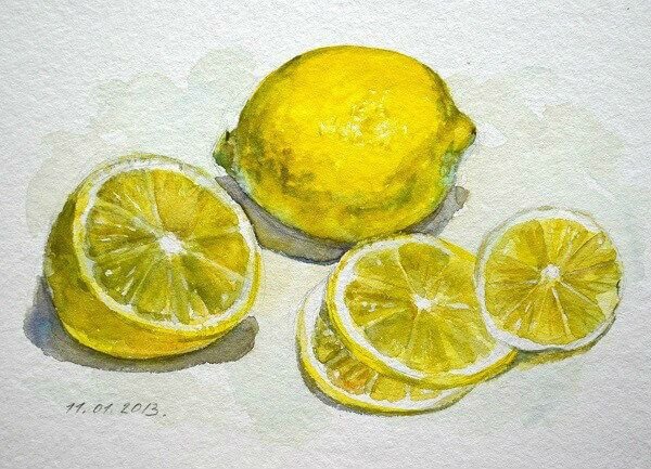 Лимон лессировка