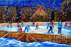 Зимние композиции каток