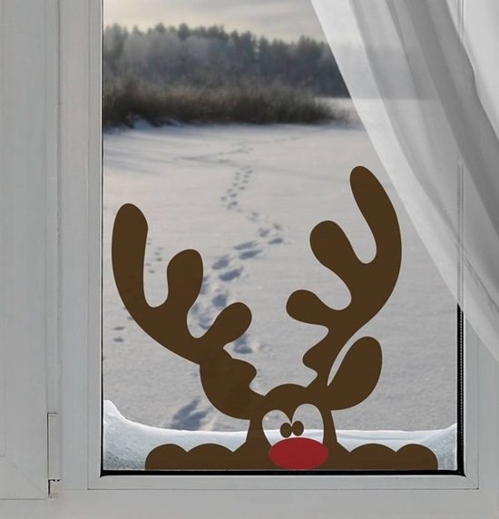 Новогоднее украшения на окна