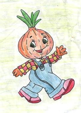 Рисование Чиполлино