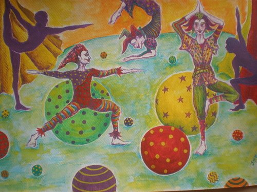 Цирк гуашью