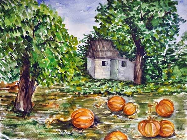 Картина во саду ли в огороде