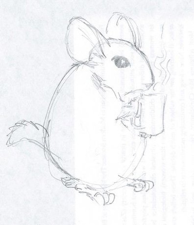 Шиншилла рисунок поэтапно