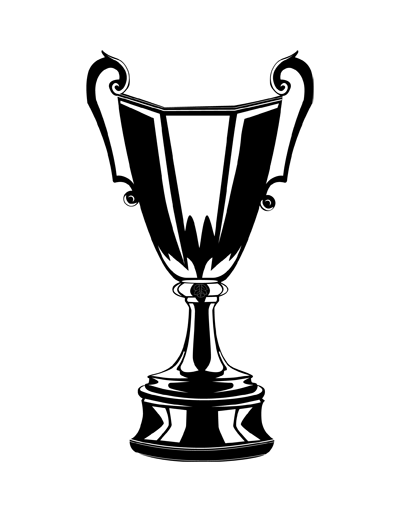 Кубок черно белый