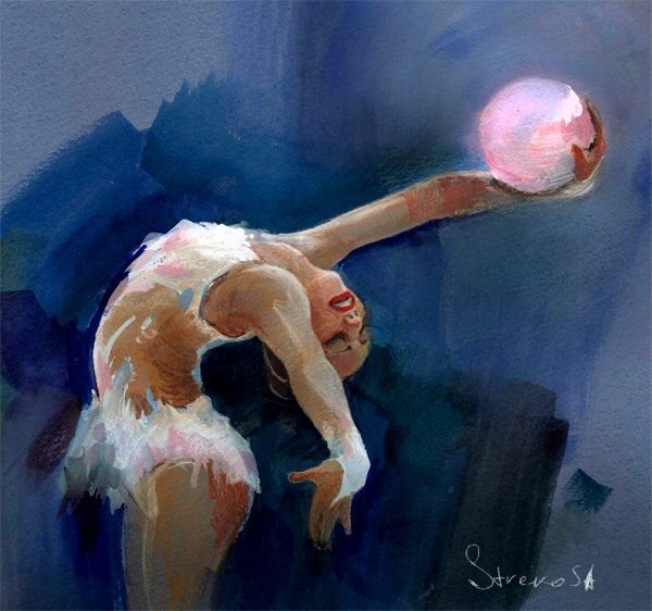 Художественная гимнастика живопись