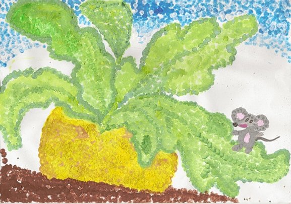 Нетрадиционные техники рисования сказки