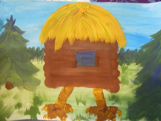 Сказочные домики рисование в старшей группе